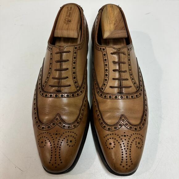 VERY GOOD Crockett & Jones Clifford Handgrade Oxford Wingtip England 7.5/ US 8.5 main image 9